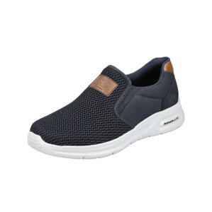 Rieker Slip-on obuv  tmavomodrá / karamelová