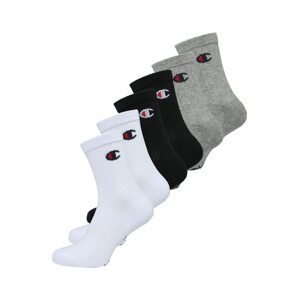 Champion Authentic Athletic Apparel Ponožky  sivá melírovaná / červená / čierna / biela