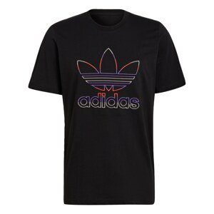 ADIDAS ORIGINALS Tričko  sivá / fialová / koralová / čierna