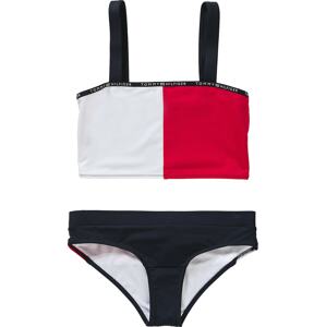 TOMMY HILFIGER Bikiny  námornícka modrá / červená / biela