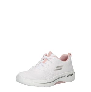 SKECHERS Nízke tenisky 'GO WALK ARCH FIT'  ružová / strieborná / biela