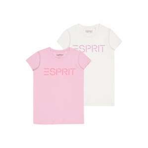 ESPRIT Tričko  fialová / ružová / biela