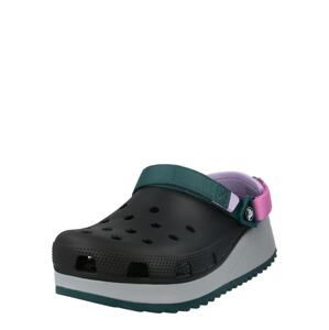 Crocs Dreváky  smaragdová / ružová / čierna