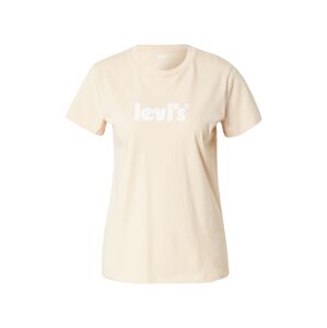 LEVI'S Tričko 'The Perfect Tee'  béžová / biela