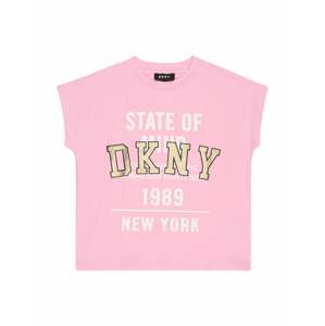 DKNY Tričko  zlatá / rosé / biela