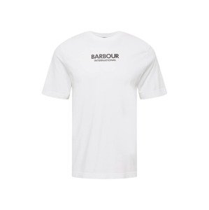 Barbour International Tričko 'Formula'  čierna / biela