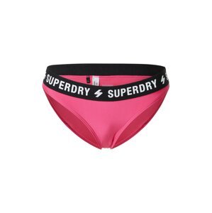 Superdry Bikinové nohavičky  svetloružová / čierna / biela