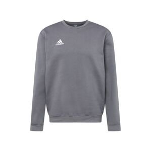 ADIDAS SPORTSWEAR Športová mikina 'Entrada 22'  sivá melírovaná / biela