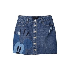 Desigual Sukňa  námornícka modrá / modrá denim / svetlomodrá