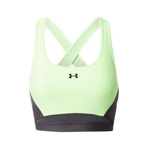 UNDER ARMOUR Športová podprsenka  limetová / čierna