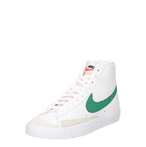 Nike Sportswear Členkové tenisky 'Blazer Mid 77'  svetlosivá / zelená / biela