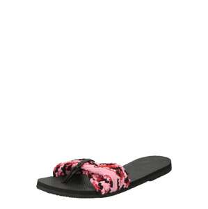 HAVAIANAS Žabky 'YOU ST TROPEZ'  ružová / svetloružová / čierna