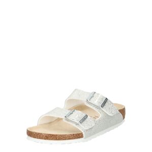 BIRKENSTOCK Otvorená obuv  striebornosivá / čierna