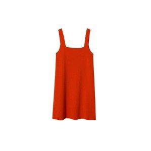 MANGO Pletené šaty 'Bell'  jasne červená
