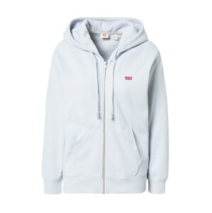 LEVI'S ® Tepláková bunda 'STANDARD ZIP HOODIE NEUTRALS'  pastelovo modrá / ohnivo červená / biela