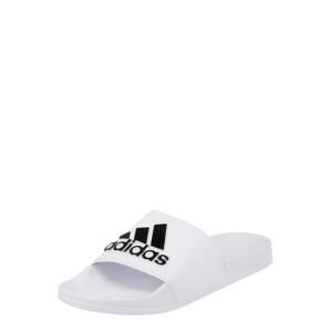 ADIDAS SPORTSWEAR Plážové / kúpacie topánky 'Adilette'  čierna / biela