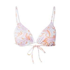 HOLLISTER Bikinový top  svetlomodrá / fialová / oranžová