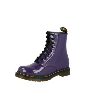 Dr. Martens Šnurovacie členkové čižmy  žltá / tmavofialová / čierna