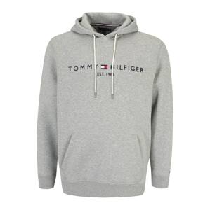 Tommy Hilfiger Big & Tall Mikina  tmavomodrá / sivá melírovaná / červená / biela