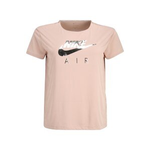 NIKE Funkčné tričko  striebornosivá / ružová