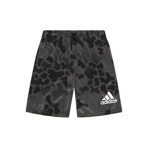 ADIDAS SPORTSWEAR Športové nohavice  tmavosivá / čierna / biela