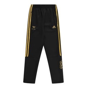 ADIDAS SPORTSWEAR Športové nohavice 'Salah'  zlatá žltá / čierna