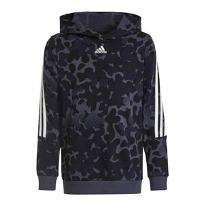 ADIDAS SPORTSWEAR Športová mikina  sivá / čierna / biela