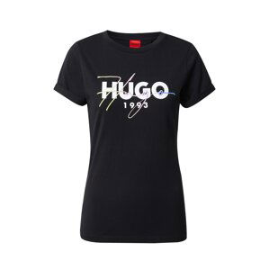 HUGO Red Tričko 'The Slim Tee 19'  zmiešané farby / čierna