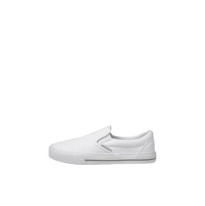 JACK & JONES Slip-on obuv 'Fuller'  tmavosivá / prírodná biela