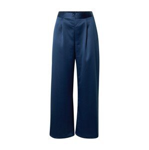 Wallis Plisované nohavice  námornícka modrá
