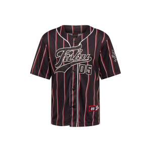 FUBU Tričko 'Varsity'  jasne červená / čierna / biela