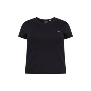 Levi's® Plus Tričko 'PL SS Baby Tee'  červená / čierna / biela