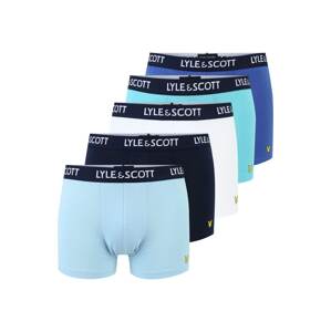 Lyle & Scott Boxerky 'MILLER'  modrá / námornícka modrá / tyrkysová / biela