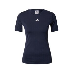 ADIDAS PERFORMANCE Tričko  tmavomodrá / biela