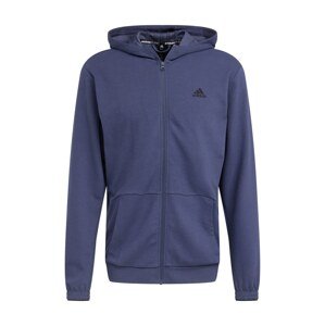 ADIDAS SPORTSWEAR Športová mikina so zipsom  námornícka modrá / čierna