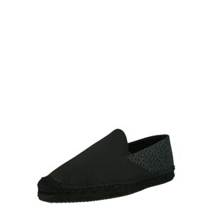 HUGO Espadrilky 'Sannes'  sivá / čierna