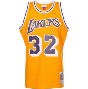 Mitchell & Ness Tričko 'Los Angeles'  zlatá žltá / fialová / biela