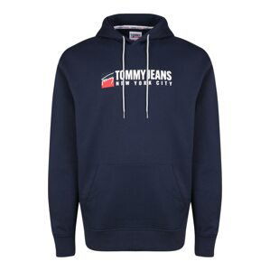 Tommy Jeans Plus Mikina  námornícka modrá / červená / biela