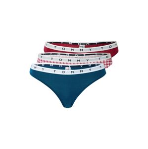 Tommy Hilfiger Underwear Tangá  petrolejová / rubínová / prírodná biela