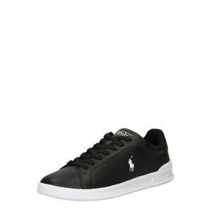 Polo Ralph Lauren Nízke tenisky 'HRT CT II-SNEAKERS-HIGH TOP LA'  čierna / biela