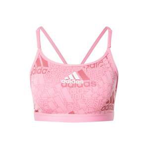 ADIDAS SPORTSWEAR Športová podprsenka  pitaya / svetloružová / biela