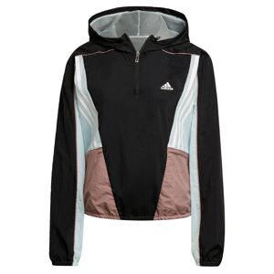 ADIDAS PERFORMANCE Tréningová bunda 'Hyperglam'  hnedá / mätová / čierna