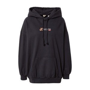 LEVI'S Mikina 'PRISM HOODIE MULTI-COLOR'  svetlozelená / svetloružová / čierna / biela