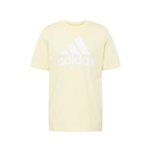 ADIDAS SPORTSWEAR Funkčné tričko  pastelovo žltá / biela