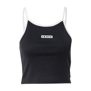 LEVI'S Top 'GRAPHIC MAZZY TANK BLACKS'  čierna / biela