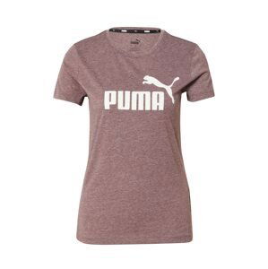 PUMA Funkčné tričko  baklažánová / biela