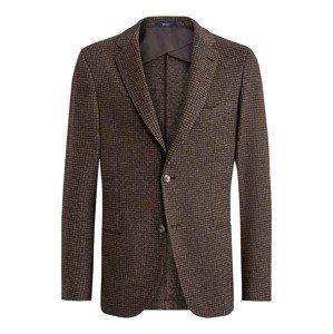 Boggi Milano Sako 'Houndstooth'  mokka