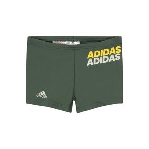 ADIDAS PERFORMANCE Športové plavky  žltá / kaki / biela