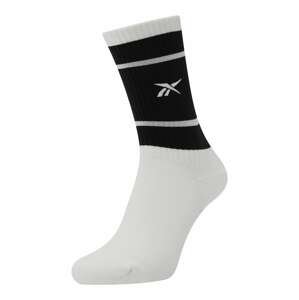 Reebok Ponožky  čierna / biela