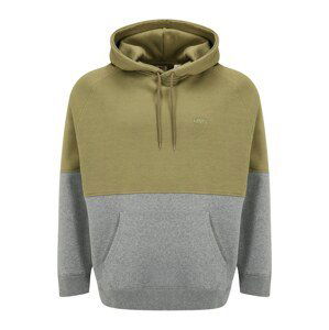 Levi's® Big & Tall Mikina 'BIG VARSITY HOODY MULTI-COLOR'  sivá melírovaná / olivová